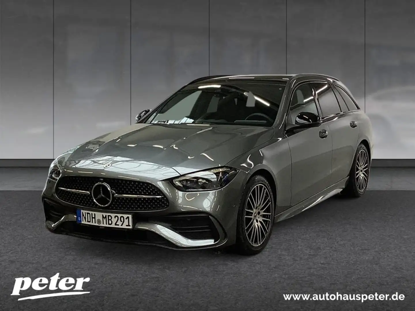 Mercedes-Benz C 220 d T-Modell /AMG/NIGHT/19"/Digital//AHK/ Grau - 1