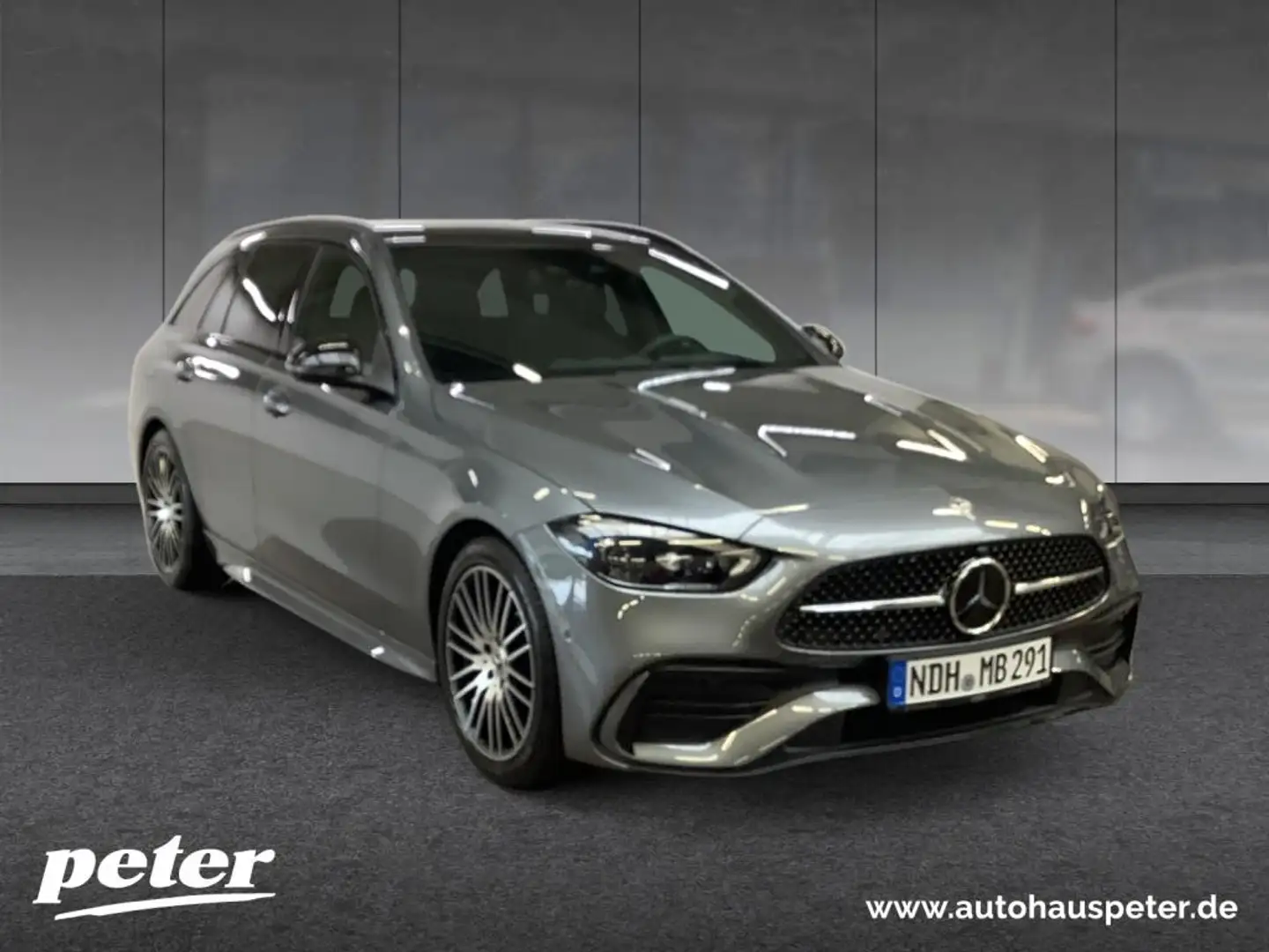 Mercedes-Benz C 220 d T-Modell /AMG/NIGHT/19"/Digital//AHK/ Grau - 2