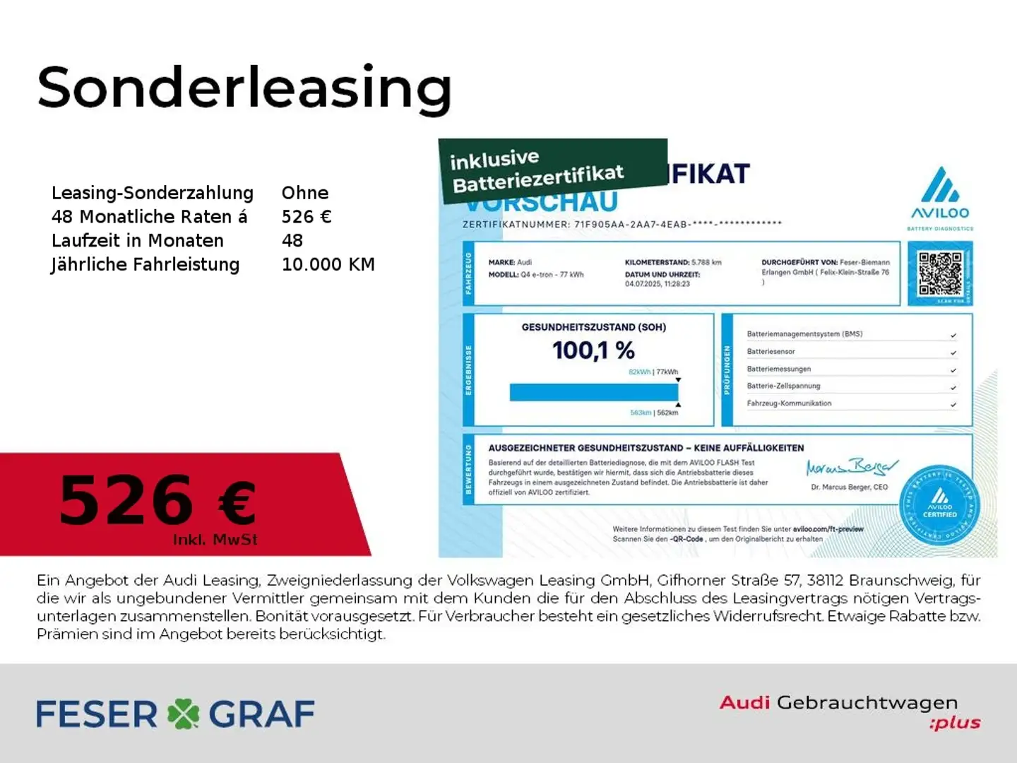 Audi Q4 e-tron Sportback 45 qu. 2x S line AHK Matrix Schwarz - 1