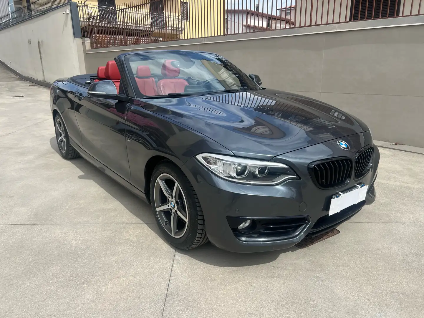 BMW 220 220d Cabrio Sport auto my15 Gris - 2