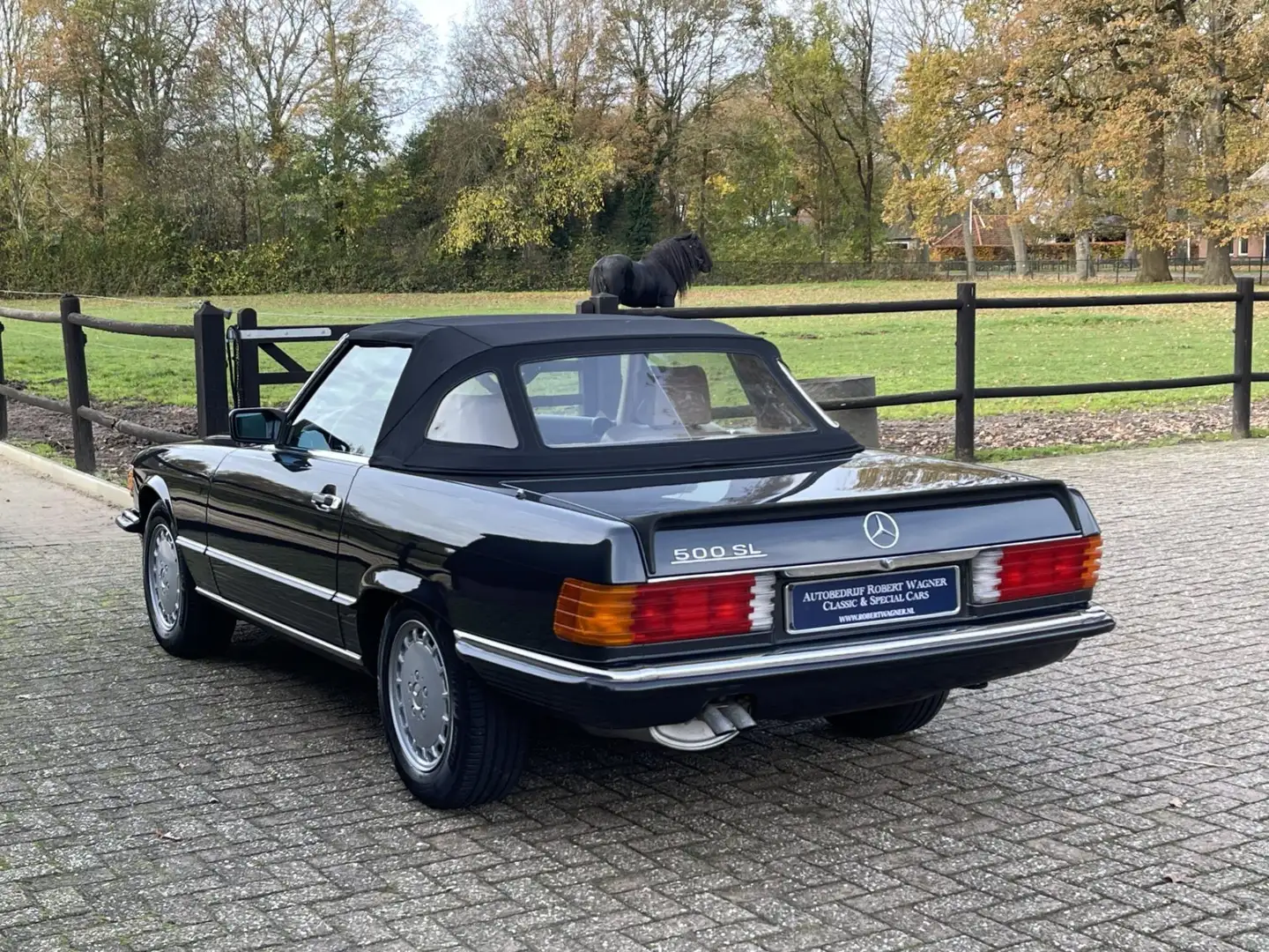 Mercedes-Benz SL 500 SL in mooie originele staat, NL kenteken Noir - 2
