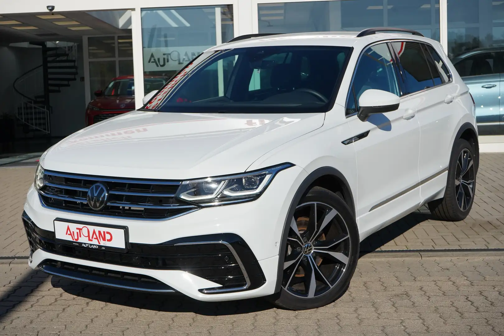 Volkswagen Tiguan 2.0 TDI R-Line 4Motion LED Klimaaut. Navi Bianco - 2