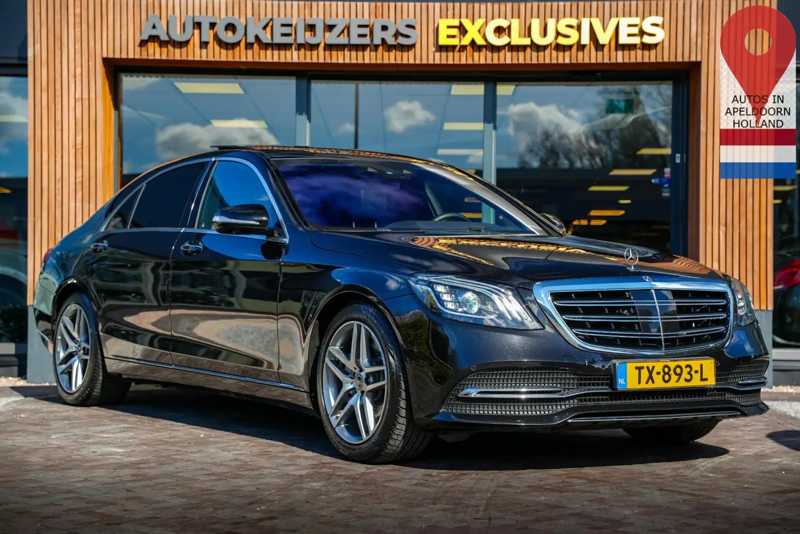 Mercedes-Benz S 350 350d Lang Premium Plus Panodak Burmester S Noir - 1