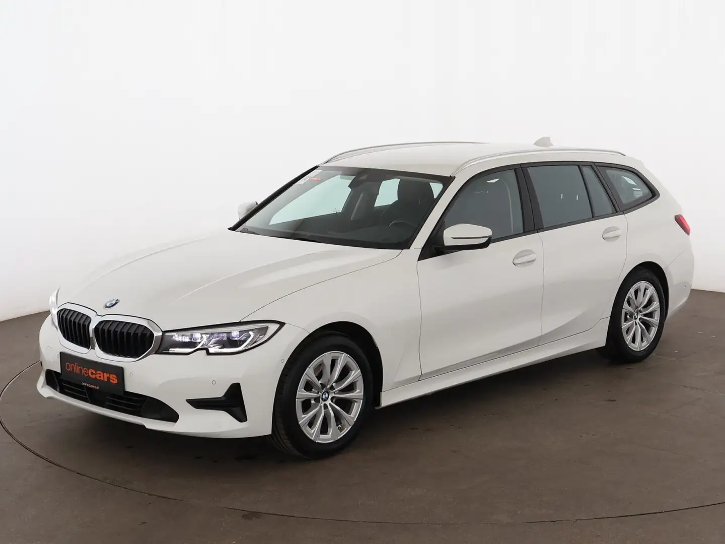 BMW 320 d Touring Advantage Aut LASER AHK STANDHZ NAVI Weiß - 2