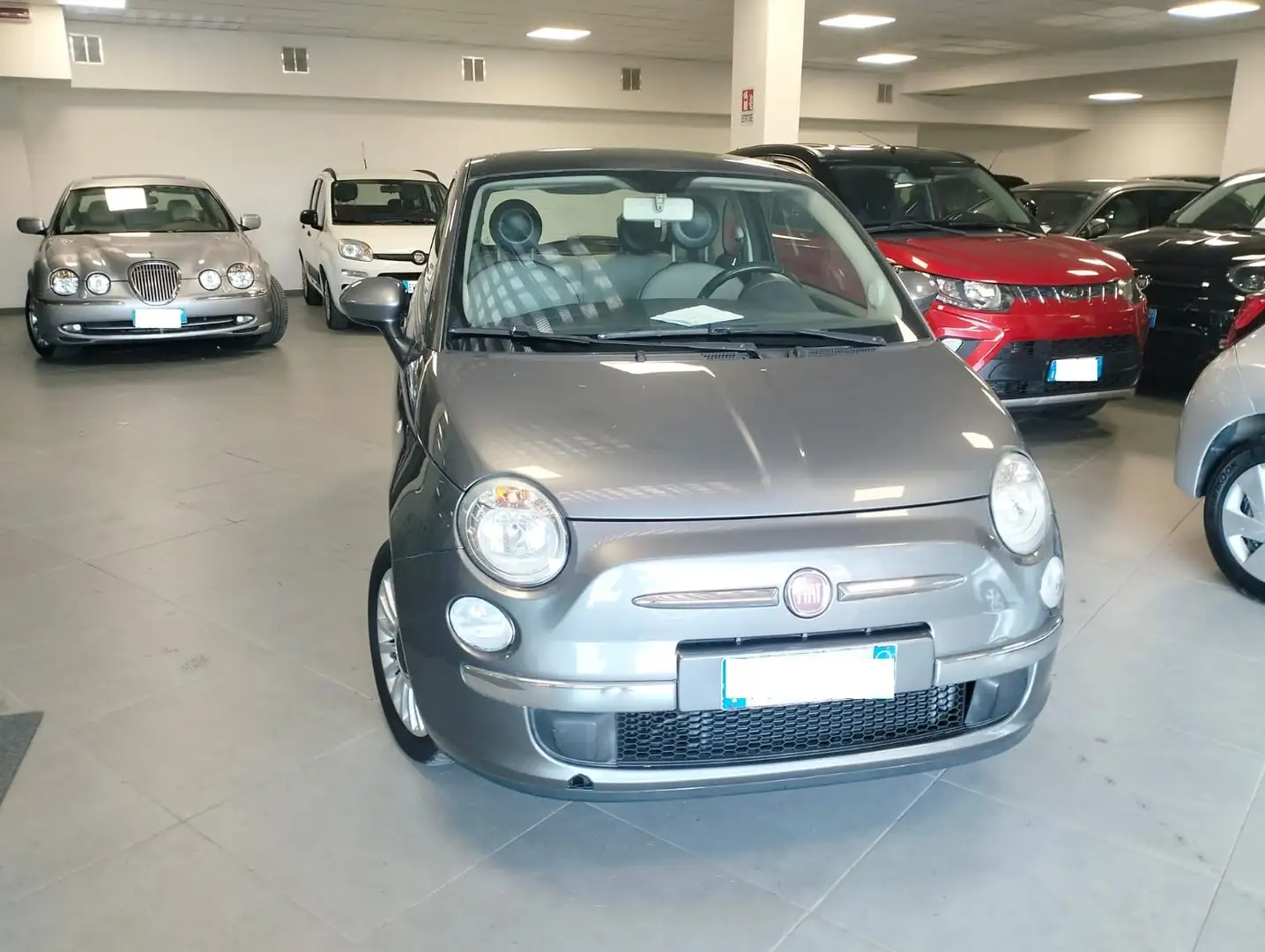 Fiat 500 500 1.3 mjt 16v Lounge 95cv Tetto cerchi Multif. Gris - 2