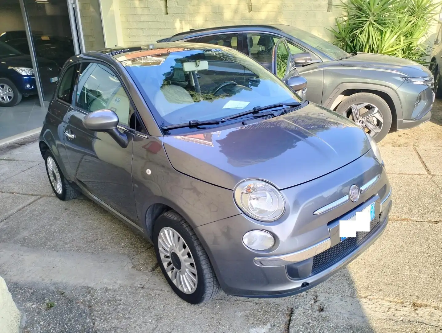Fiat 500 500 1.3 mjt 16v Lounge 95cv Tetto cerchi Multif. Gris - 1
