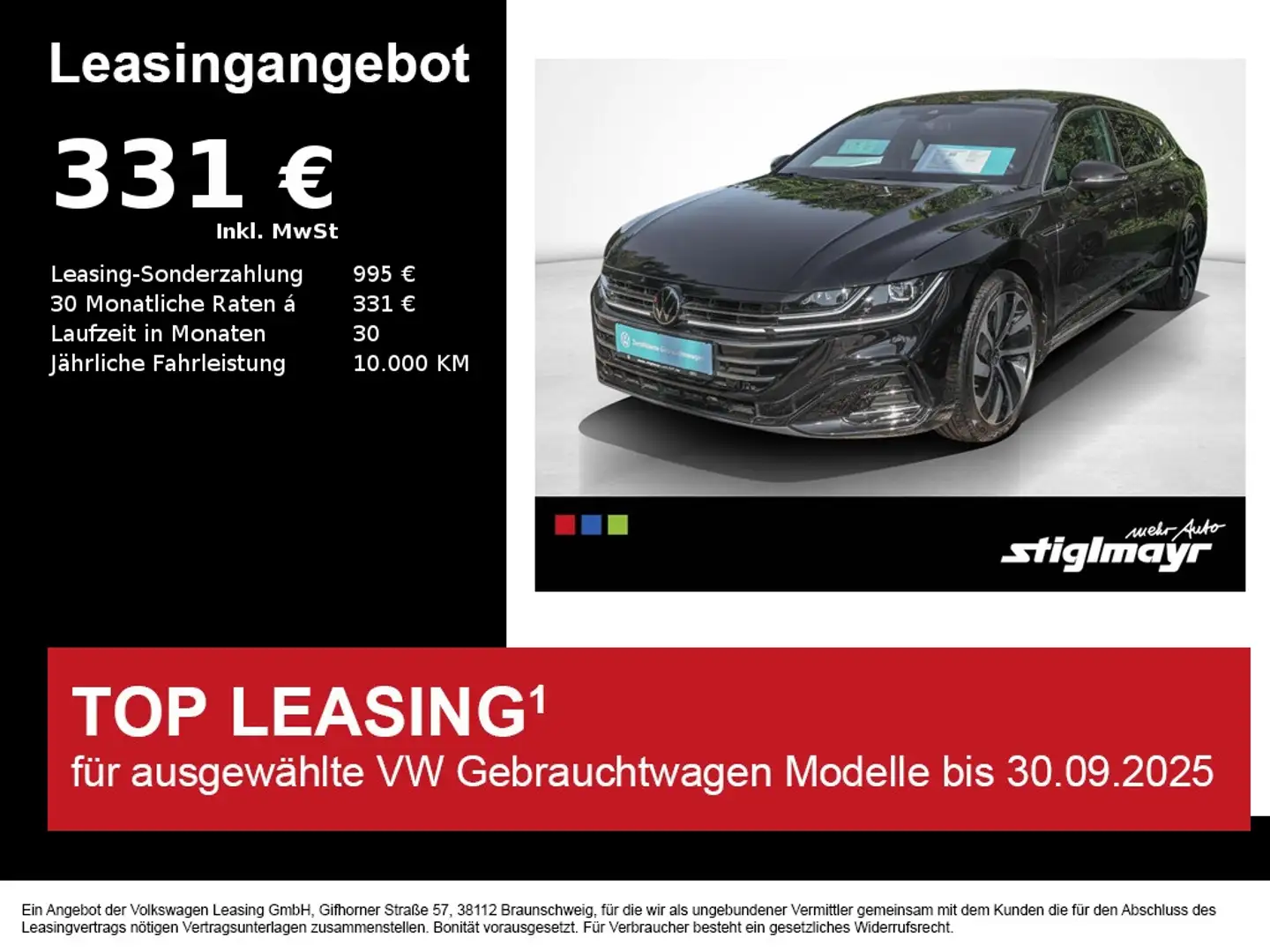 Volkswagen Arteon Shooting Brake R-line 2.0 TDI 4-Motion Schwarz - 1