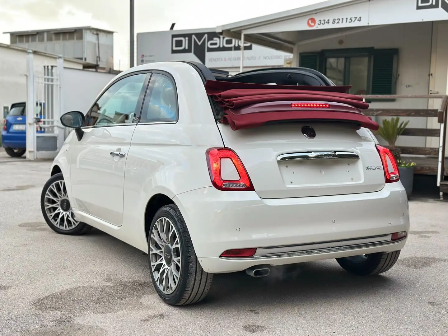 Fiat 500 C 1.0 Hybrid Star Blanc - 1