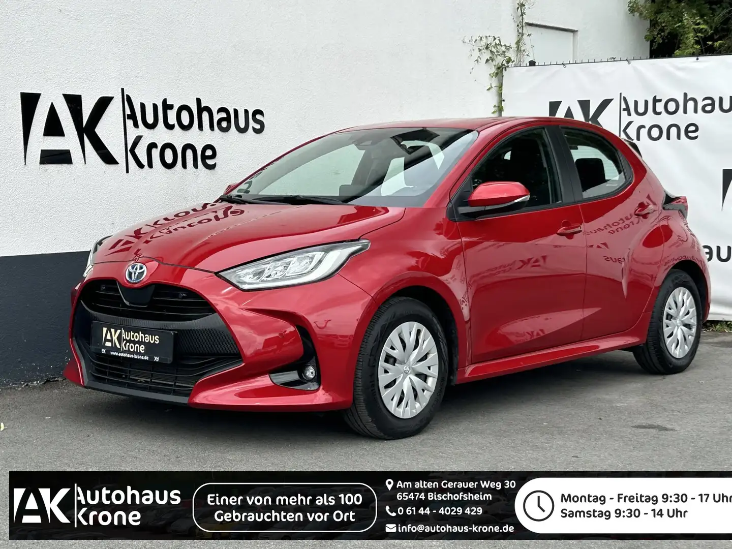 Toyota Yaris 1.5 (Hybrid) AUTOMATIK*KAMERA* FAHRASS-PAKET* Rouge - 1