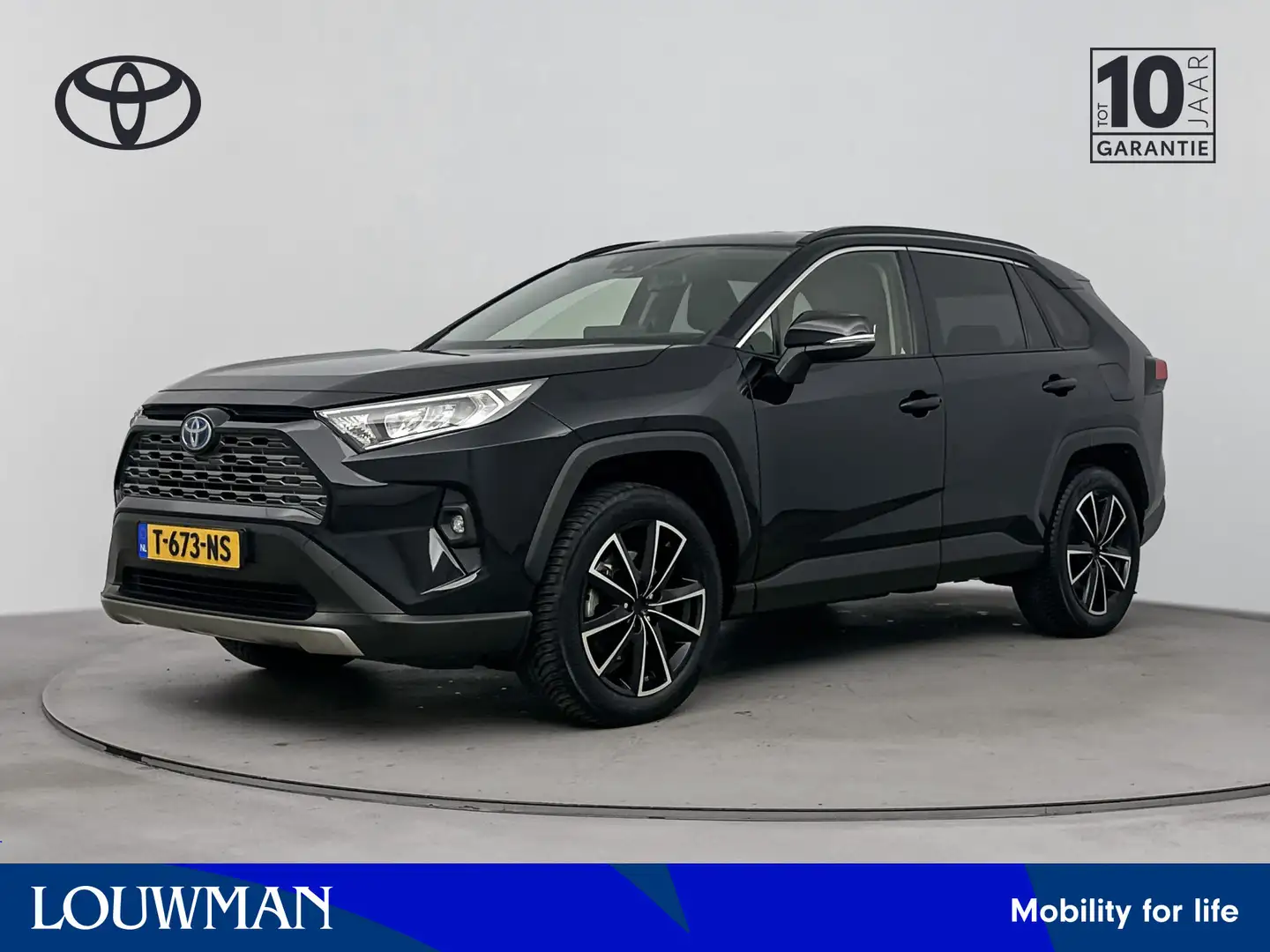 Toyota RAV 4 2.5 Hybrid Dynamic | Bearlock  | 19 inch velgen | Zwart - 1