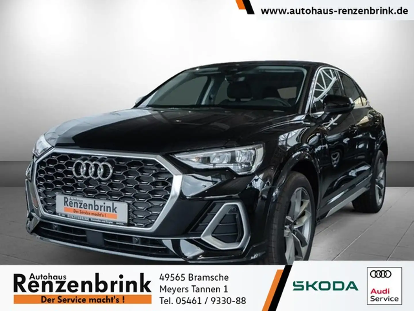 Audi Q3 Sportback S line 35 TFSI RFK+SZH-VORNE Schwarz - 1