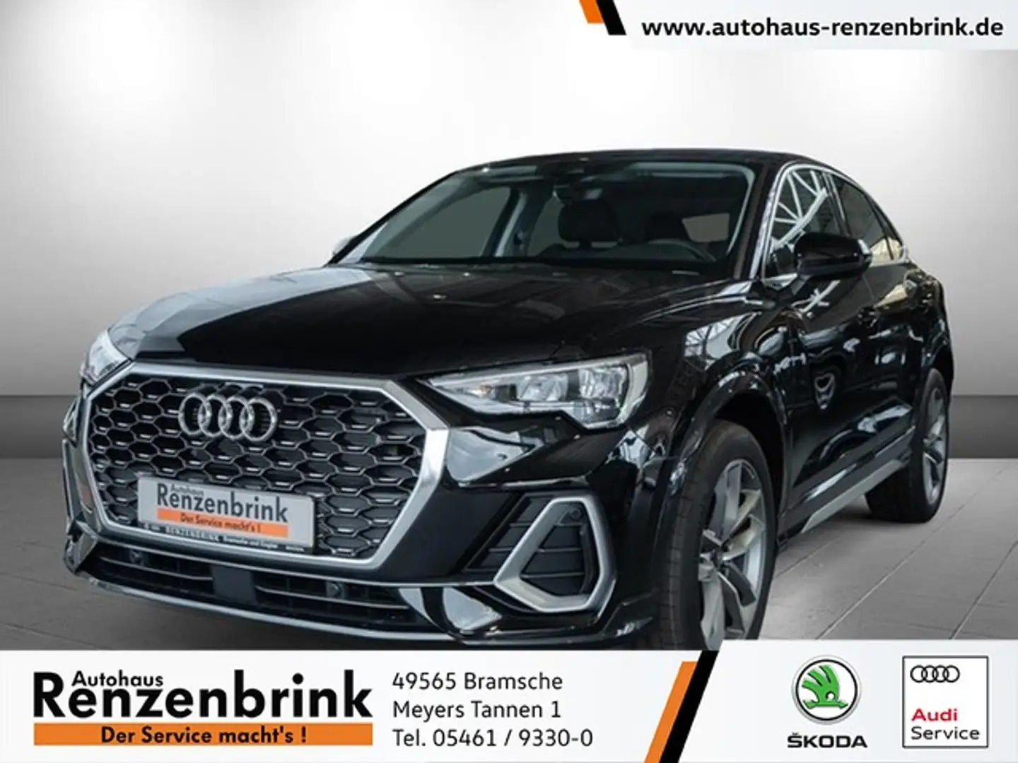 Audi Q3 Sportback S line 35 TFSI RFK+SZH-VORNE Schwarz - 1
