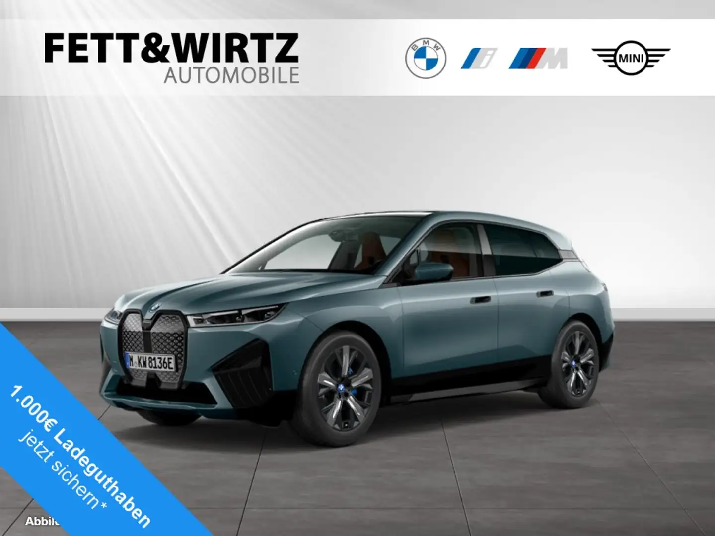 BMW iX xDrive50 LR 549,- br. o.Anz. 24Mon/5`Km p.A. Blu/Azzurro - 1