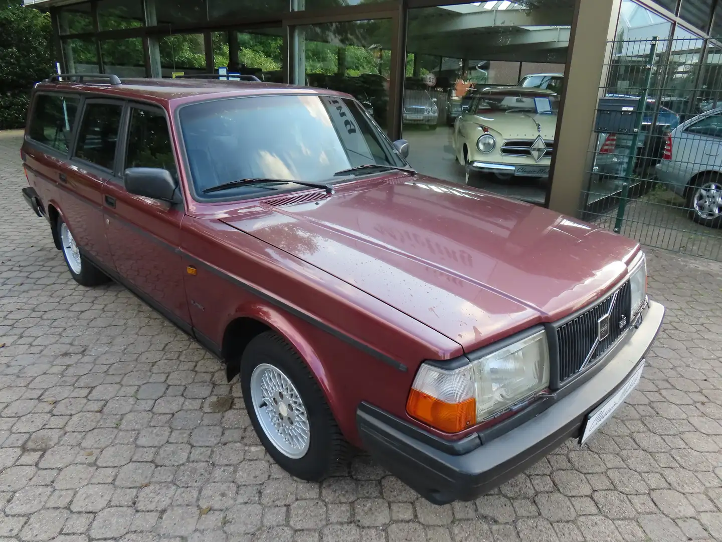Volvo 240 Kombi Super Polar *LPG*Leder*Klima*H-Kennzeichen* Rouge - 1