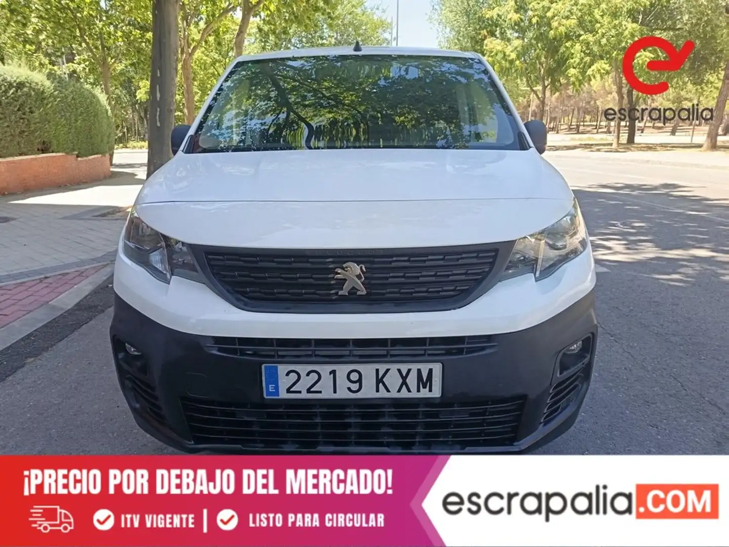 Peugeot Partner Pro Standard 600kg BlueHDi 73kW Blanco - 2