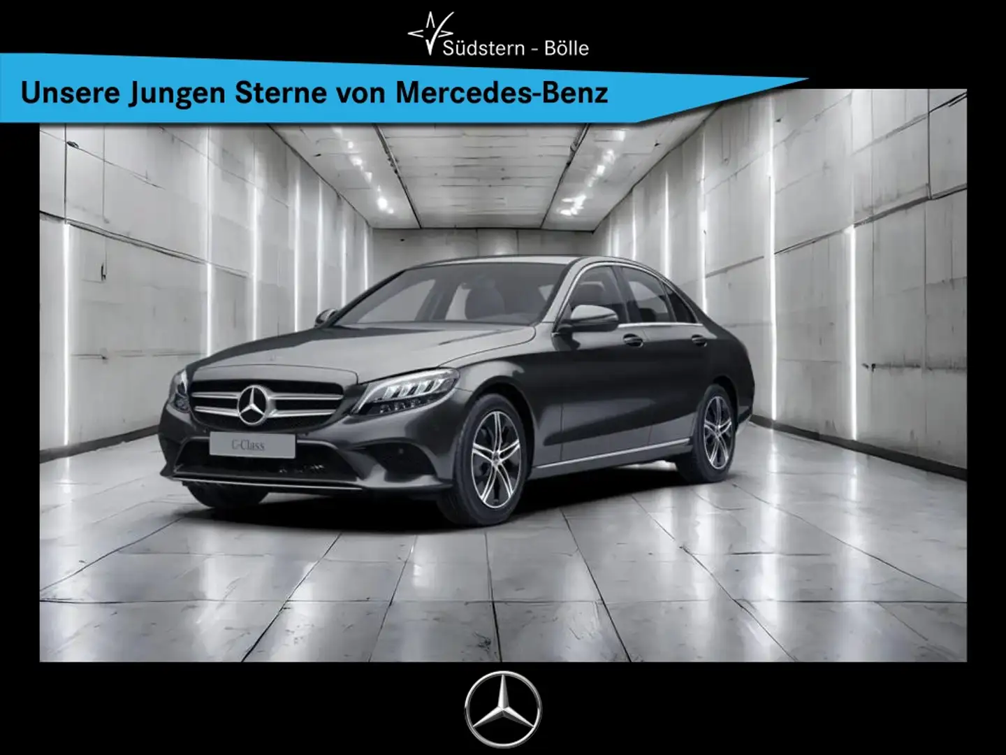 Mercedes-Benz C 200 d +AVANTGARDE+SHZ+NAVI+AMBIENTE+KAMERA+PDC Grau - 1