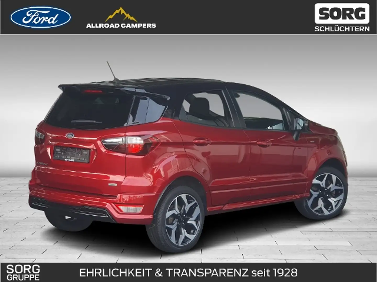 Ford EcoSport 1.0 EcoBoost ST-Line *Xenon*Navi* Rot - 2