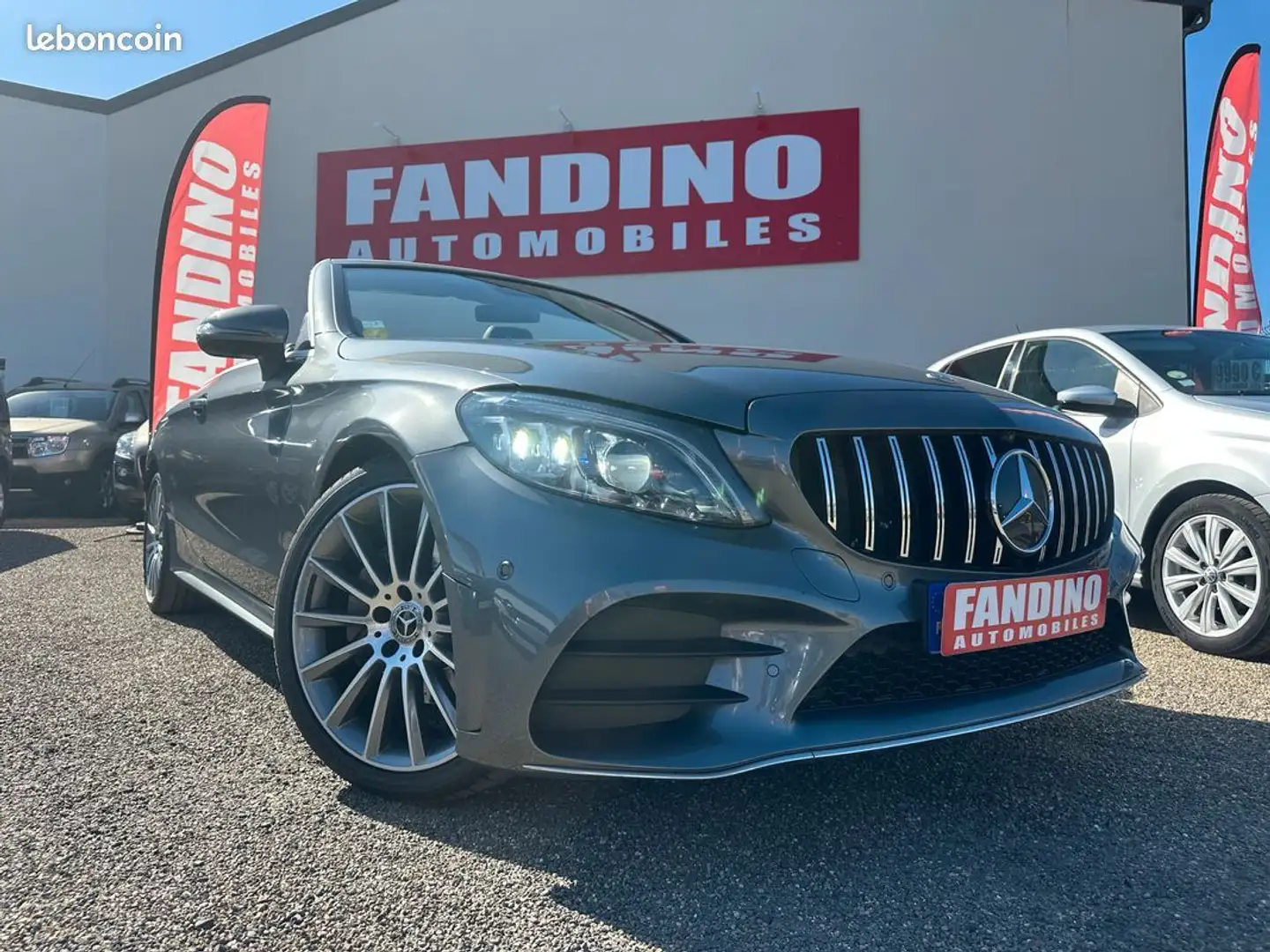 Mercedes-Benz C 220 MERCEDES Benz Cabriolet 220D 194Ch Amg Line 9G-Tronic Grijs - 1