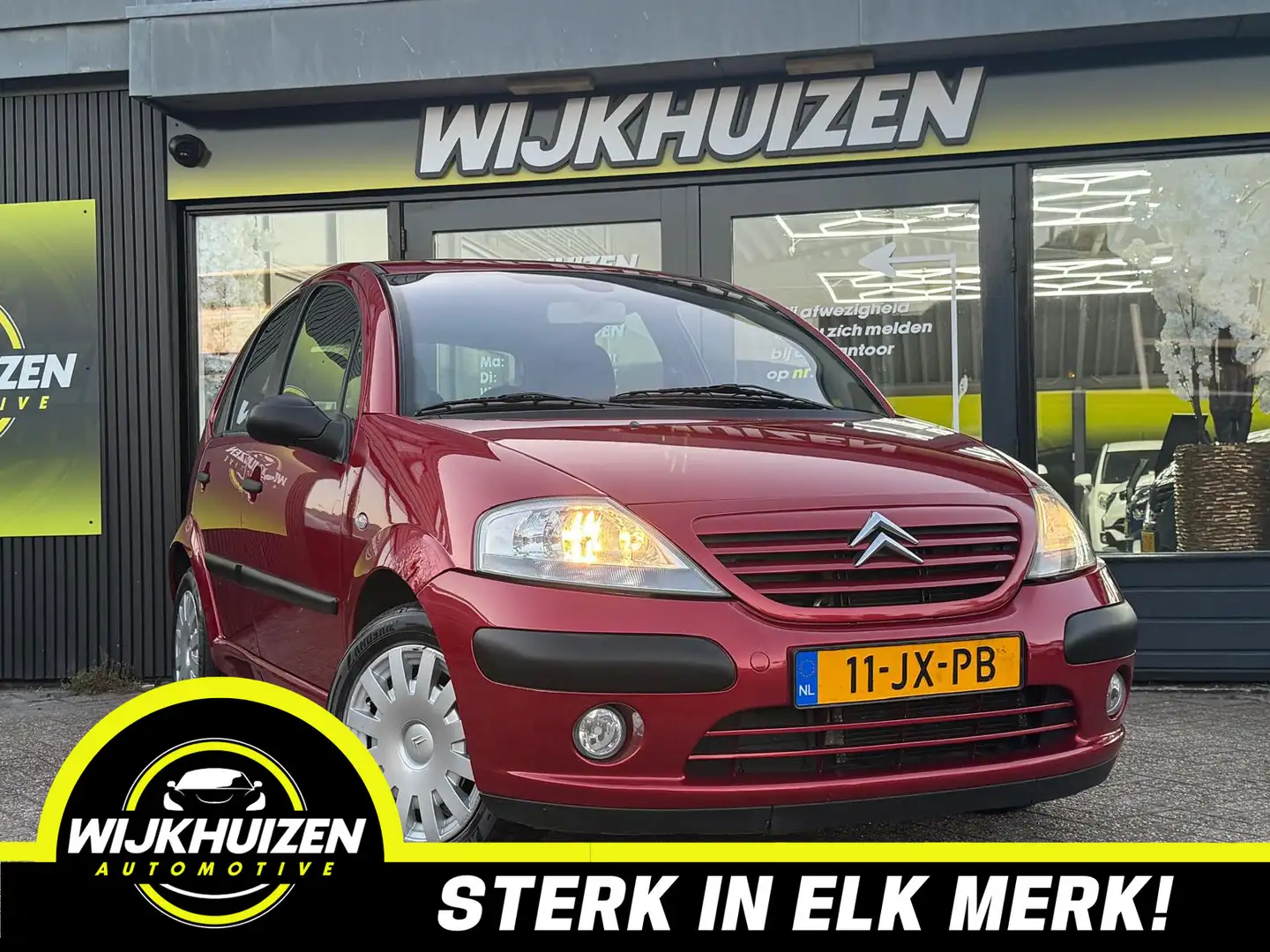 Citroen C3 1.4i Ligne Ambiance Automaat met Climate !!! Cruis Rood - 1