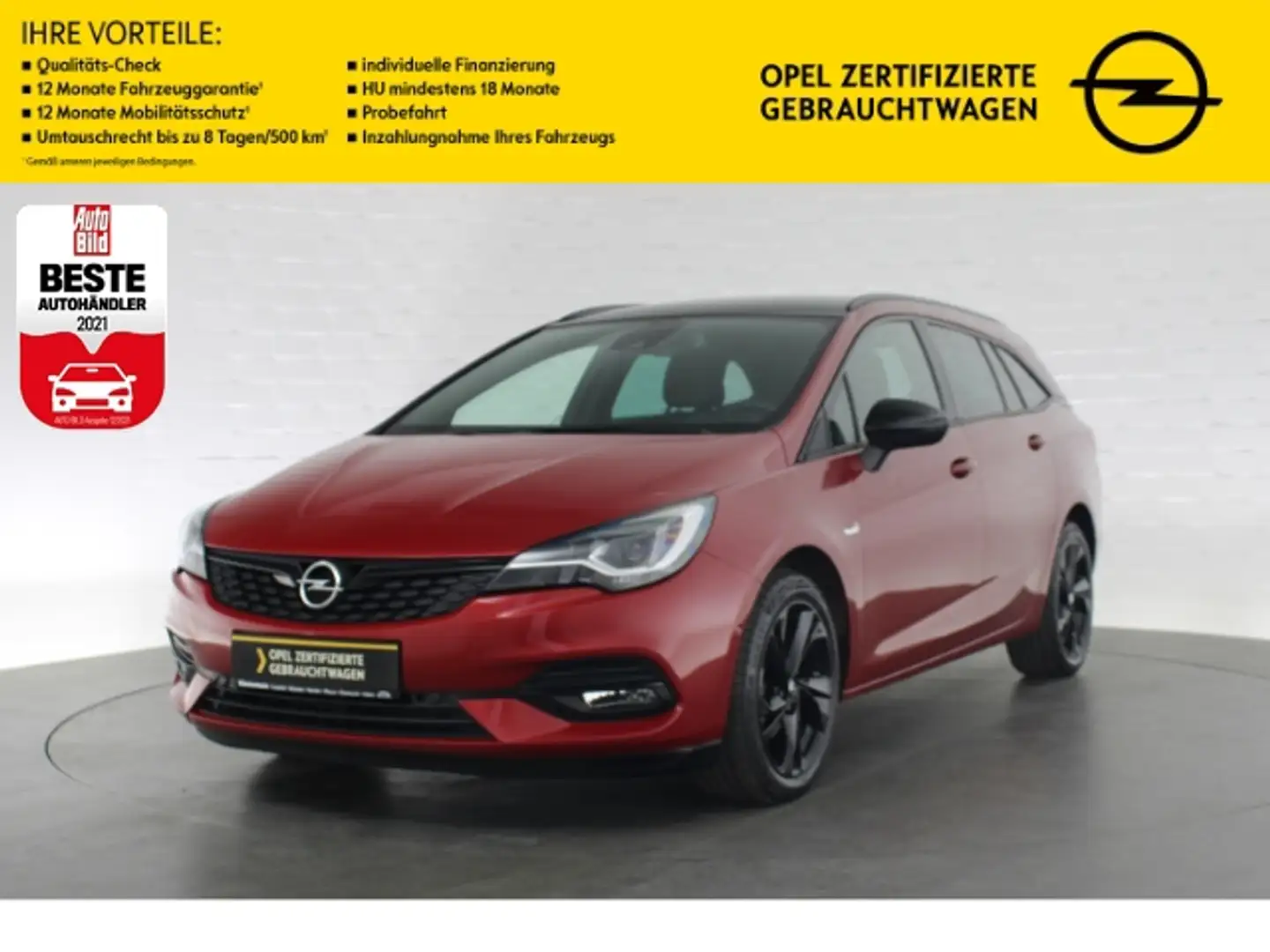Opel Astra K ST ULTIMATE+NAVI+KEYLESS+MATRIX-LED-LICHT+PARKLE Rouge - 1