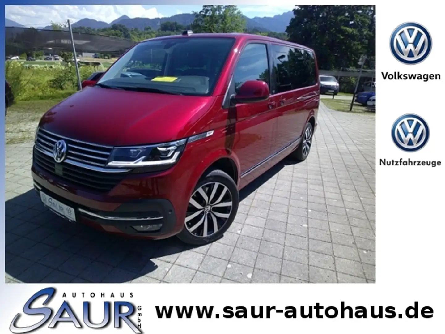 Volkswagen T6.1 Multivan Generation Six 4MOTION 2.0 TDI*NaviPro*ACC*LED*PD Rot - 1