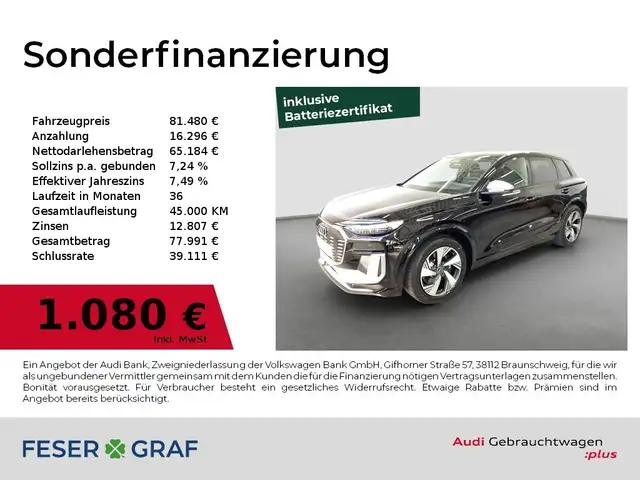 Audi SQ6 e-tron SUV e-tron 360 kW