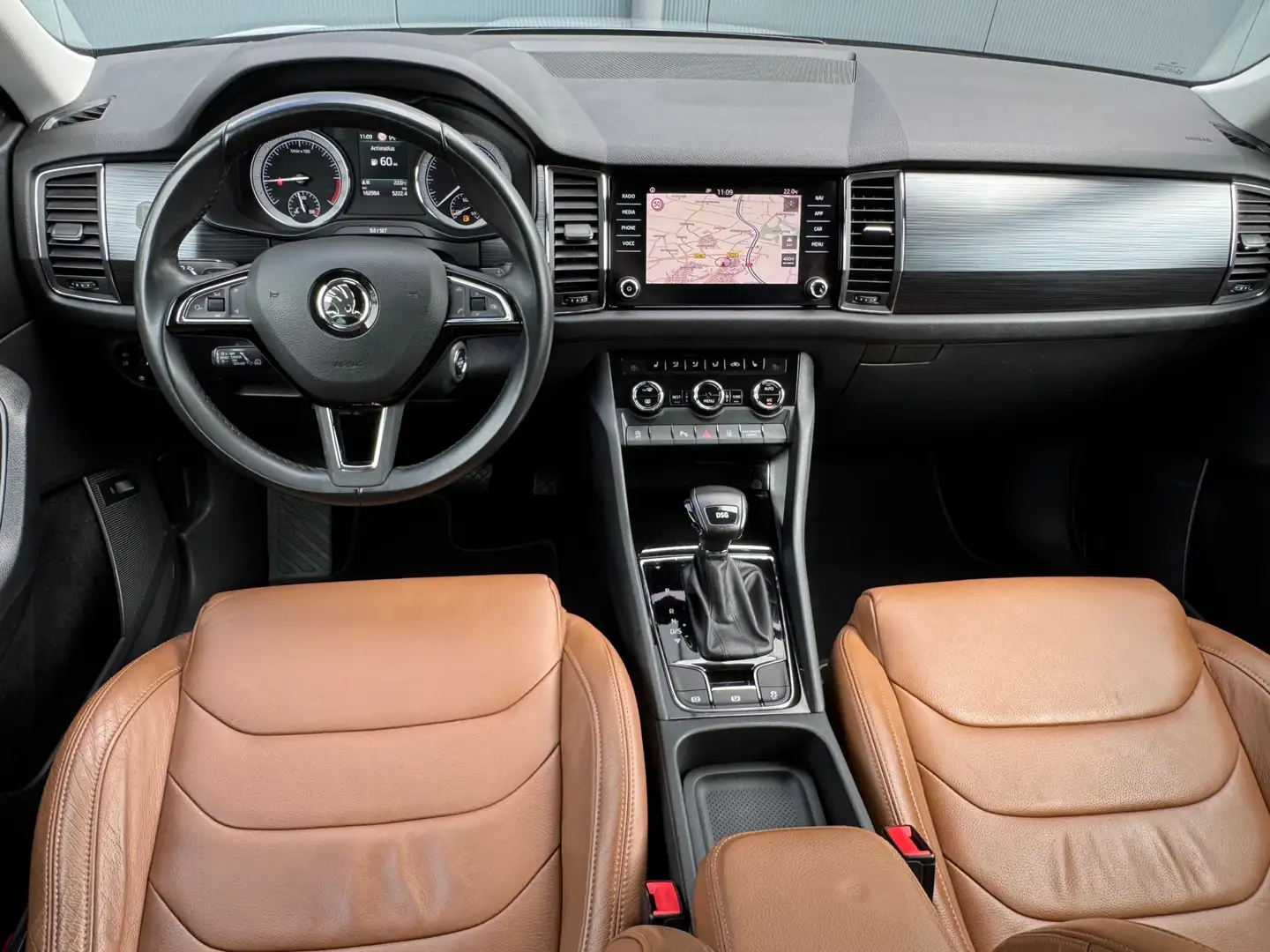 Skoda Kodiaq 2.0 TDI * 7prs. * Trekhaak * Dodehoeksensor * Grijs - 2