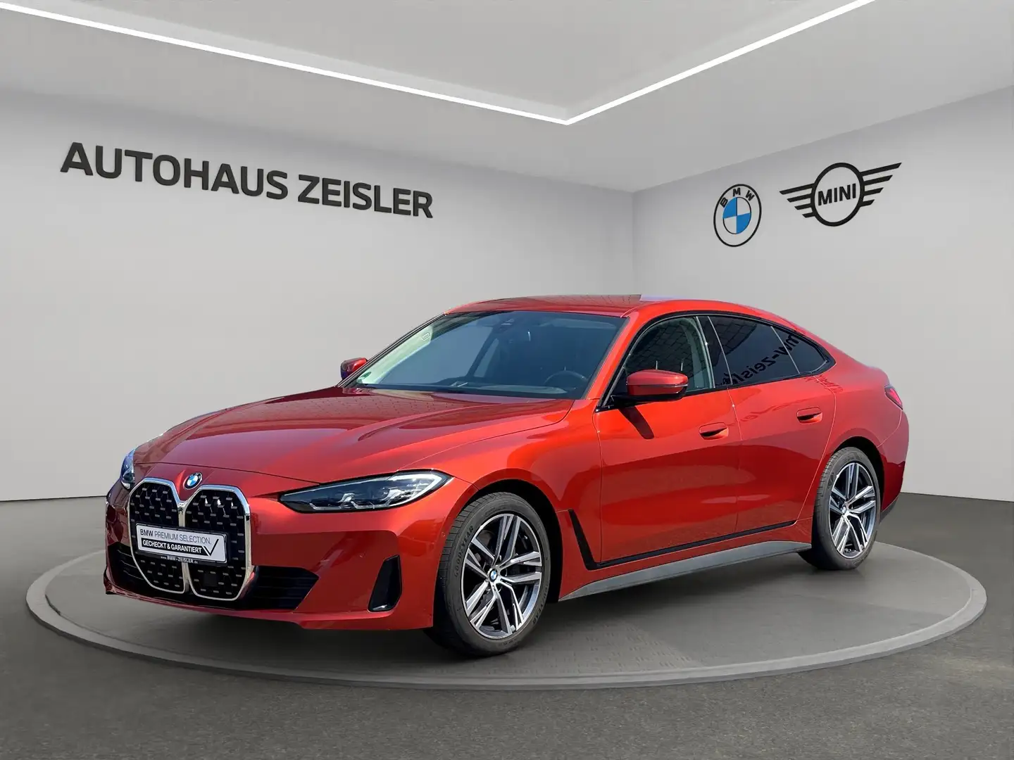 BMW 430 i xDrive Gran Coupé AHK Sitzbelüftung akt.Geschwin Orange - 1
