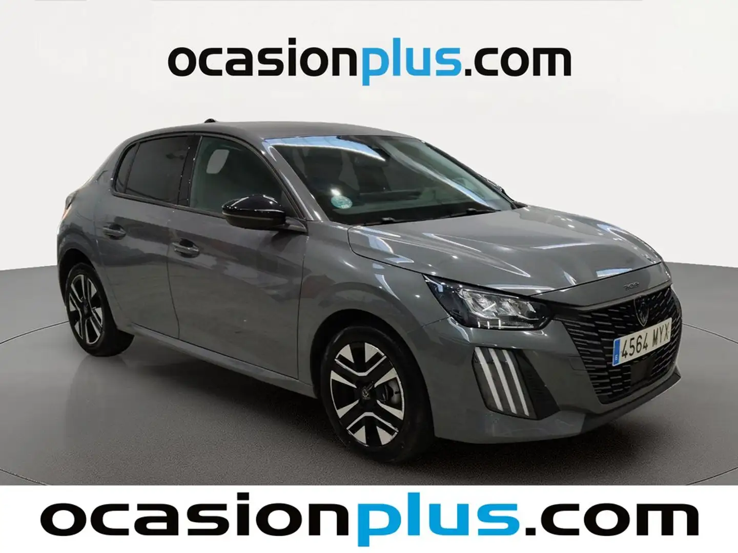 Peugeot 208 1.2 Puretech S&S Allure 100 Gris - 2