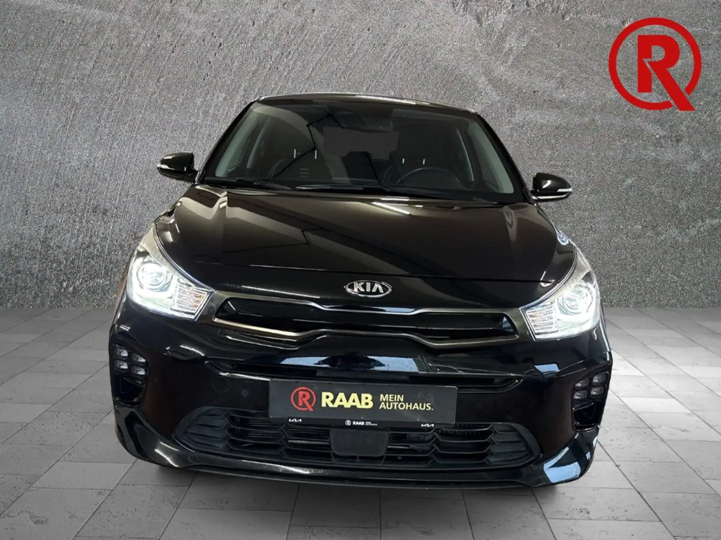 Kia Rio GT-Line 1.0 T-GDI PDCv+h Klima Rückfahrkam. Androi Schwarz - 2