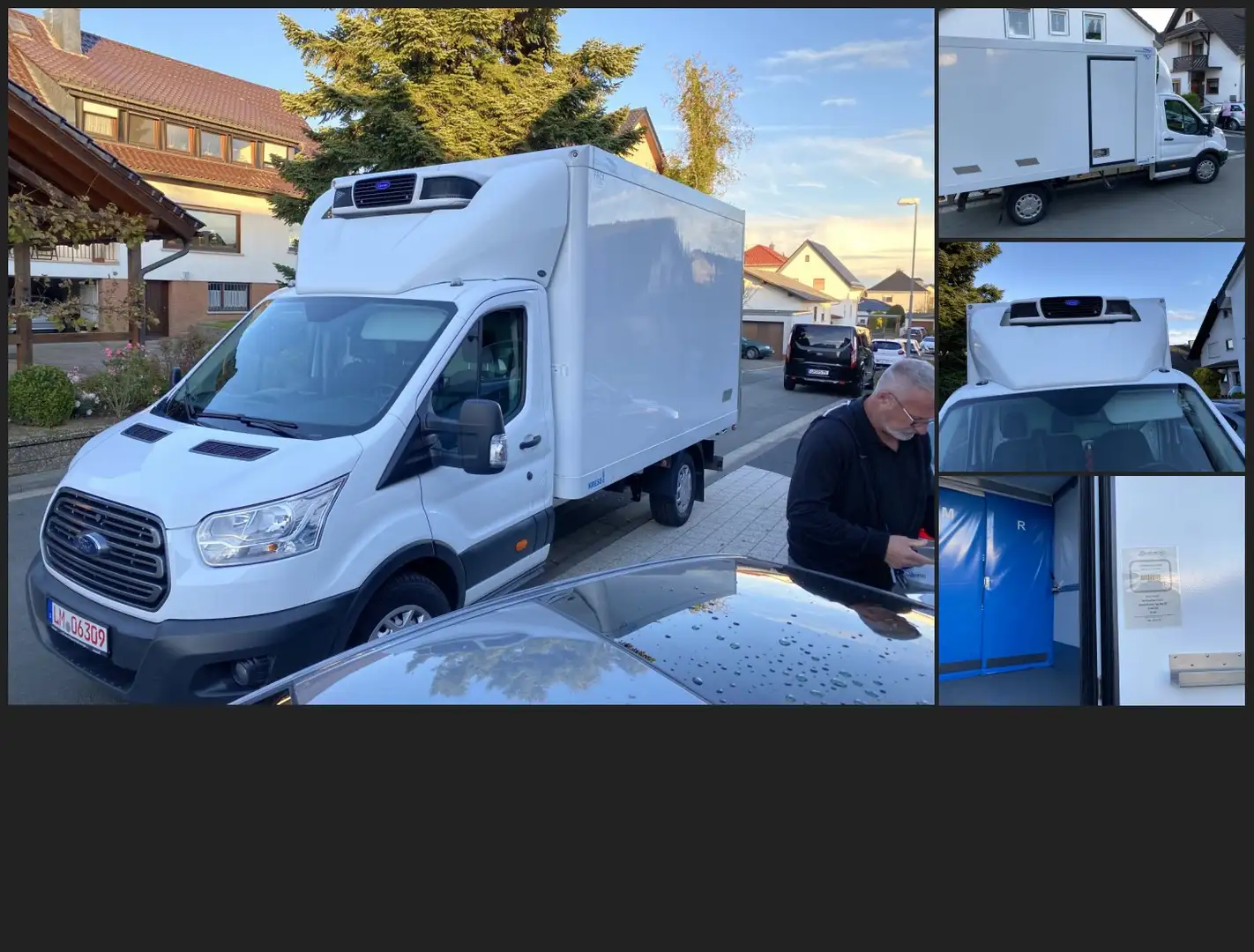 Ford Transit ISO Tief Kühlkoffer 350 L3 mit  41.000€ Umbau! Blanc - 1