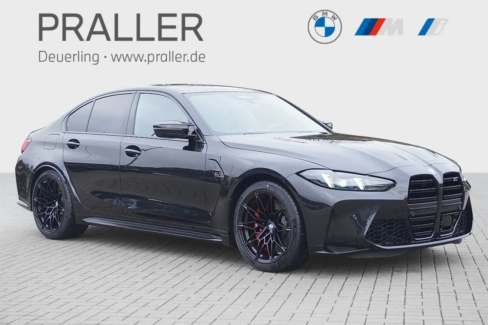 BMW M3 Competition Mxdrive Limo HeadUp Carbon ACC 360Kame Schwarz - 1