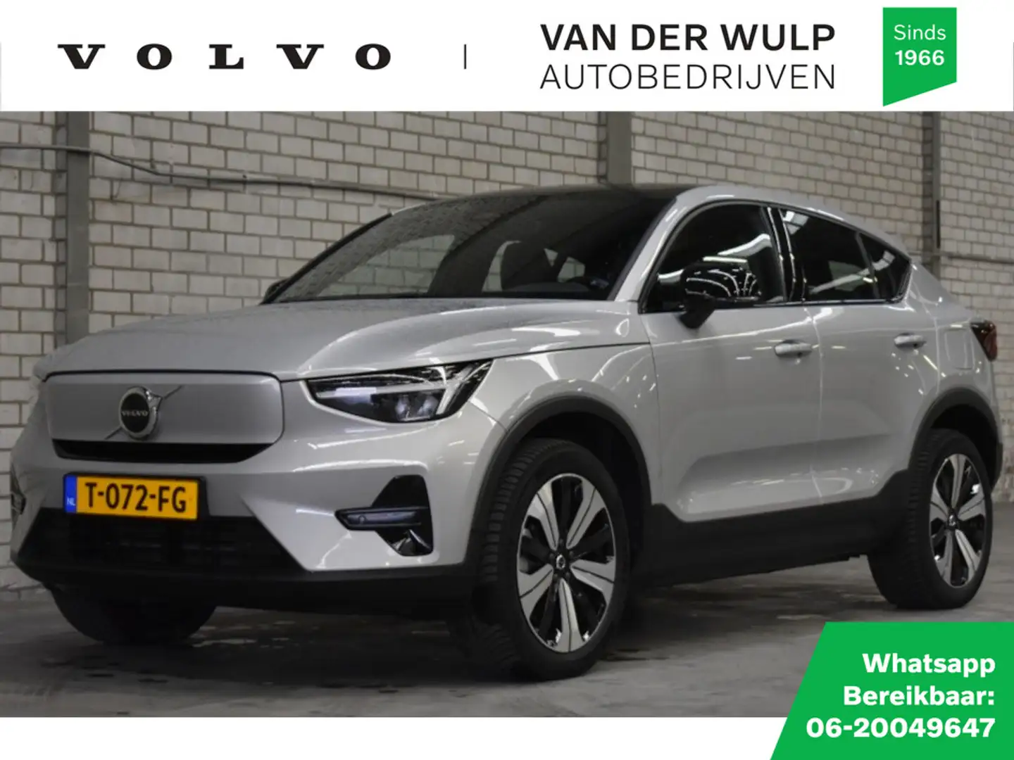 Volvo C40 Single PLUS 231pk/69kWh | Allseasons | BLIS | Keyl Grijs - 1