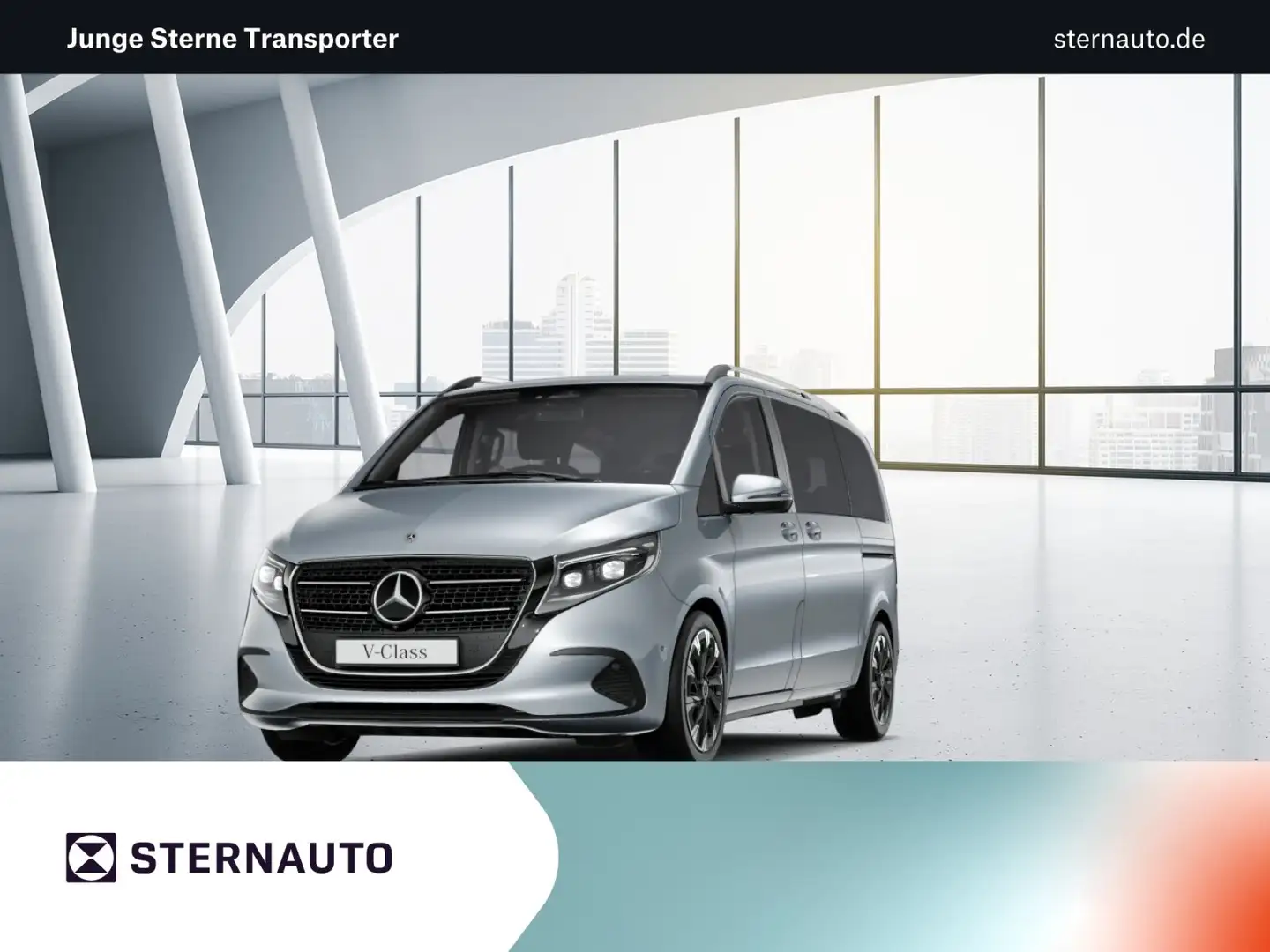 Mercedes-Benz V 250 V 250 d 4M Style/K DISTR.Nav BEAM AHK Widescreen Silber - 1