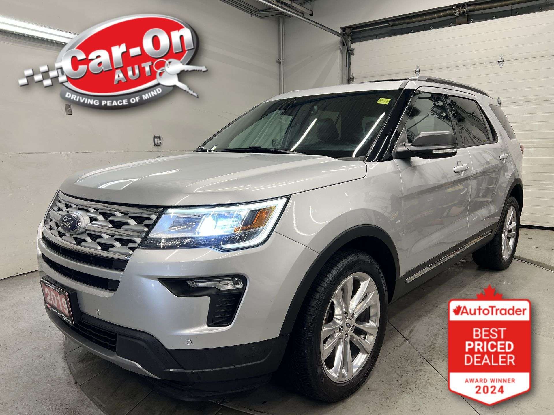 Silver 2019 Ford Explorer XLT AWD SUV / Crossover All-Wheel Drive Automatic