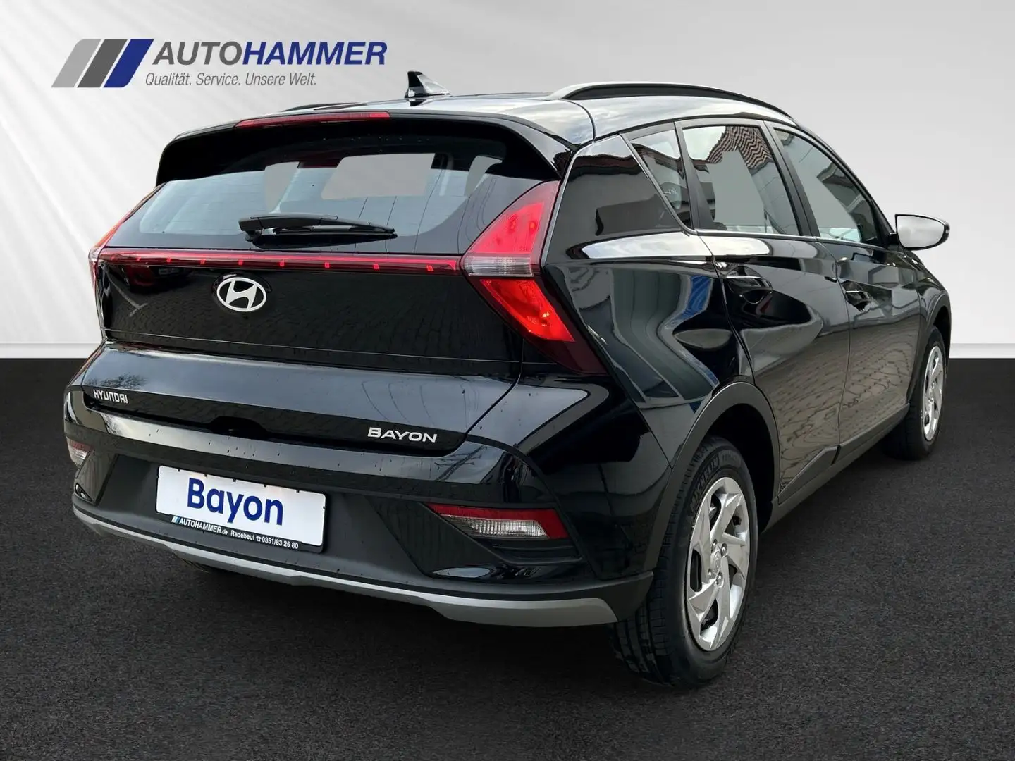 Hyundai BAYON 1.0T MT SELECT Klima Bluelink Navi Kamera Schwarz - 2