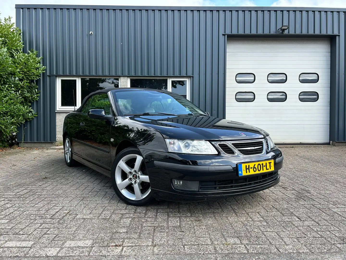 Saab 9-3 2.0t Vector Cabrio Zwart Cruise Navi Airco Noir - 2