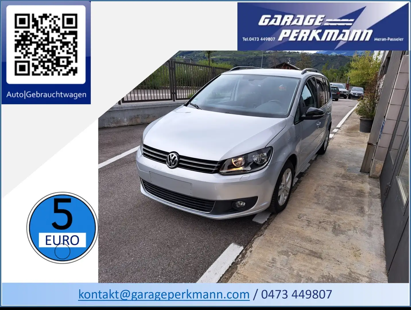 Volkswagen Touran 1.6 TDI DSG Comfortline Grigio - 1