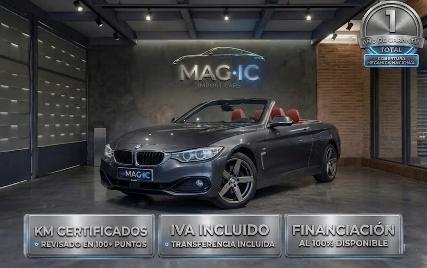 BMW 430 430iA Cabrio xDrive Gris - 1