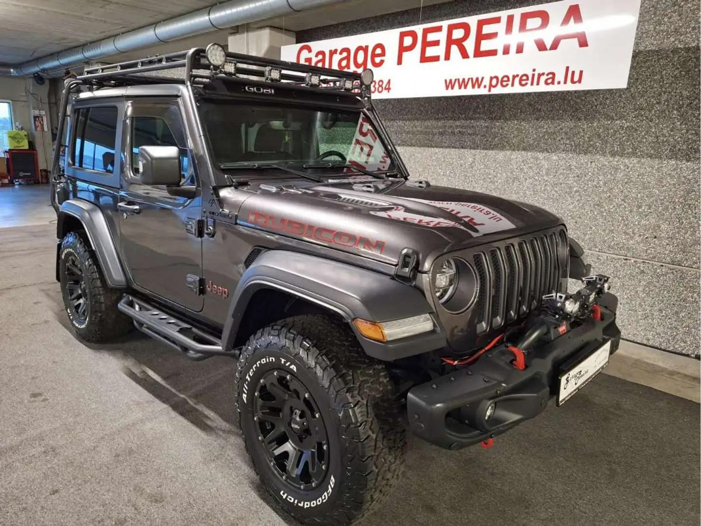 Jeep Wrangler 2.2 CRDi UNLIMITED RUBICON CUIR NAVI Gris - 1