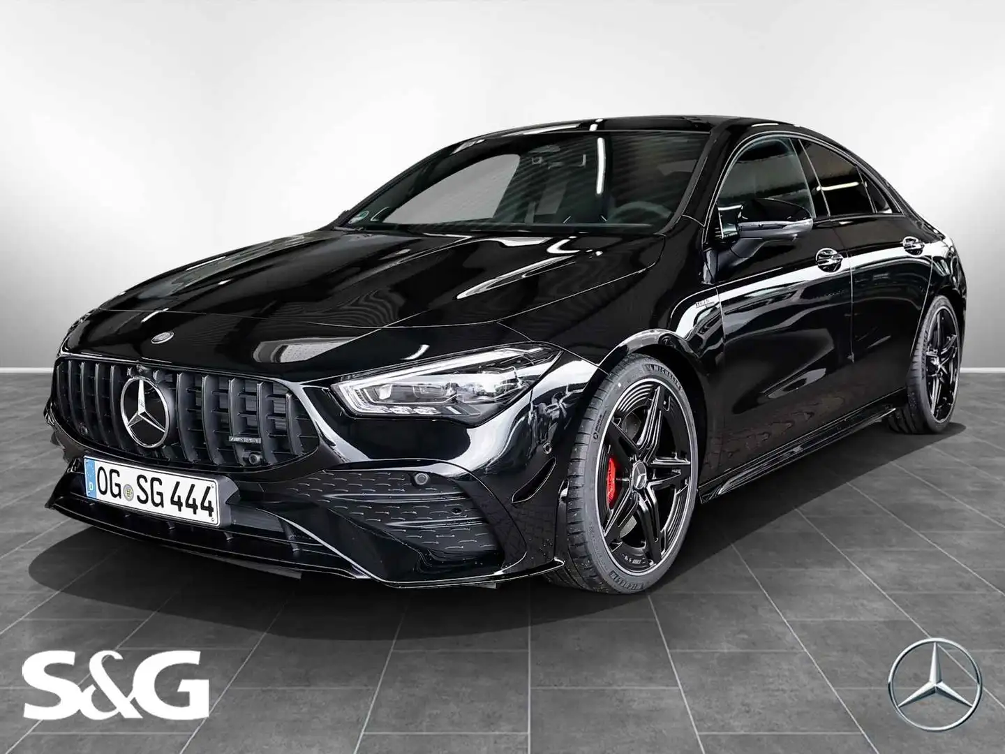 Mercedes-Benz CLA 35 AMG 4M 360°+M-LED+Night+Standhz.+Pano+19" Zwart - 1