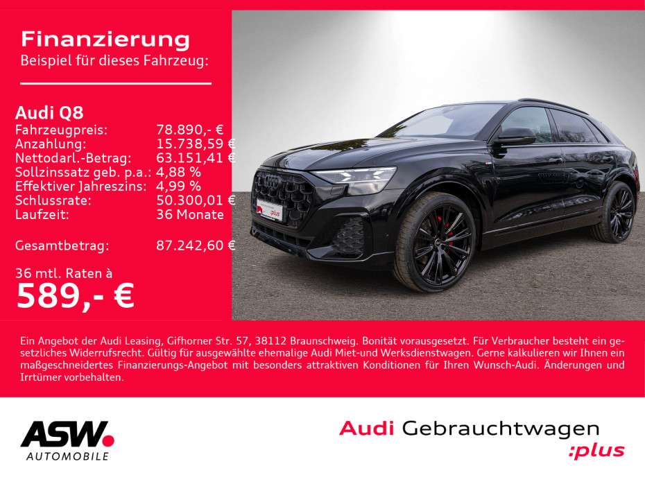 Second hand Audi Q8 