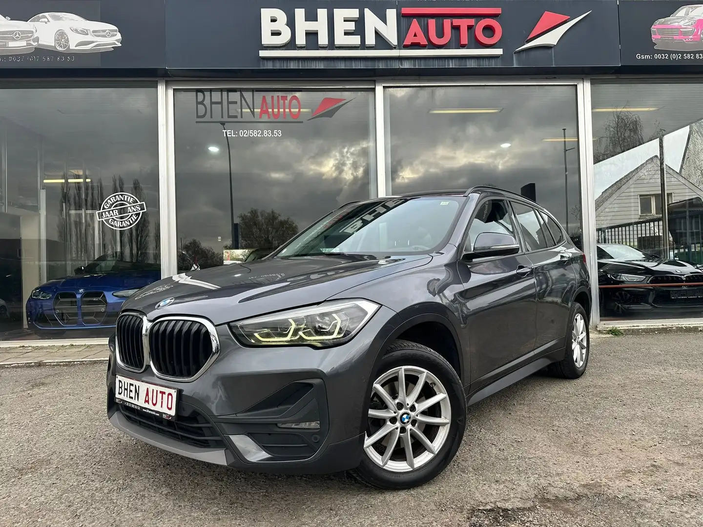 BMW X1 X1 2.0 d sDrive18/NAVI/LED/CAMERA/CUIR/GARANTIE Gris - 1