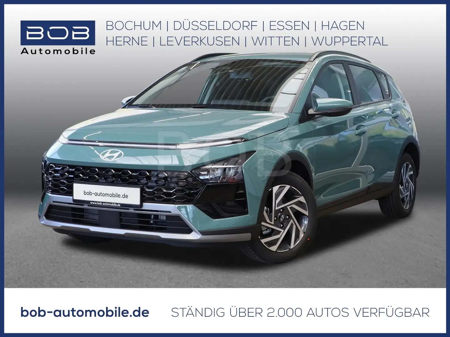 Hyundai BAYON Trend 1.0 T-GDI 7-DCT 2WD Komfort-Paket Grün - 1