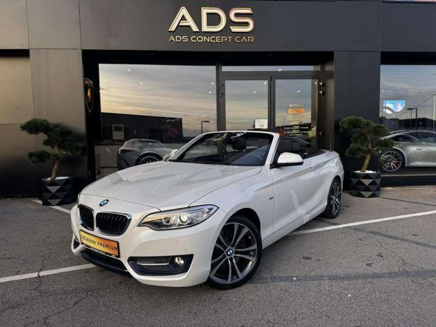 BMW 230 Cabriolet 2.0L i pack sport 2017 Blanc - 2