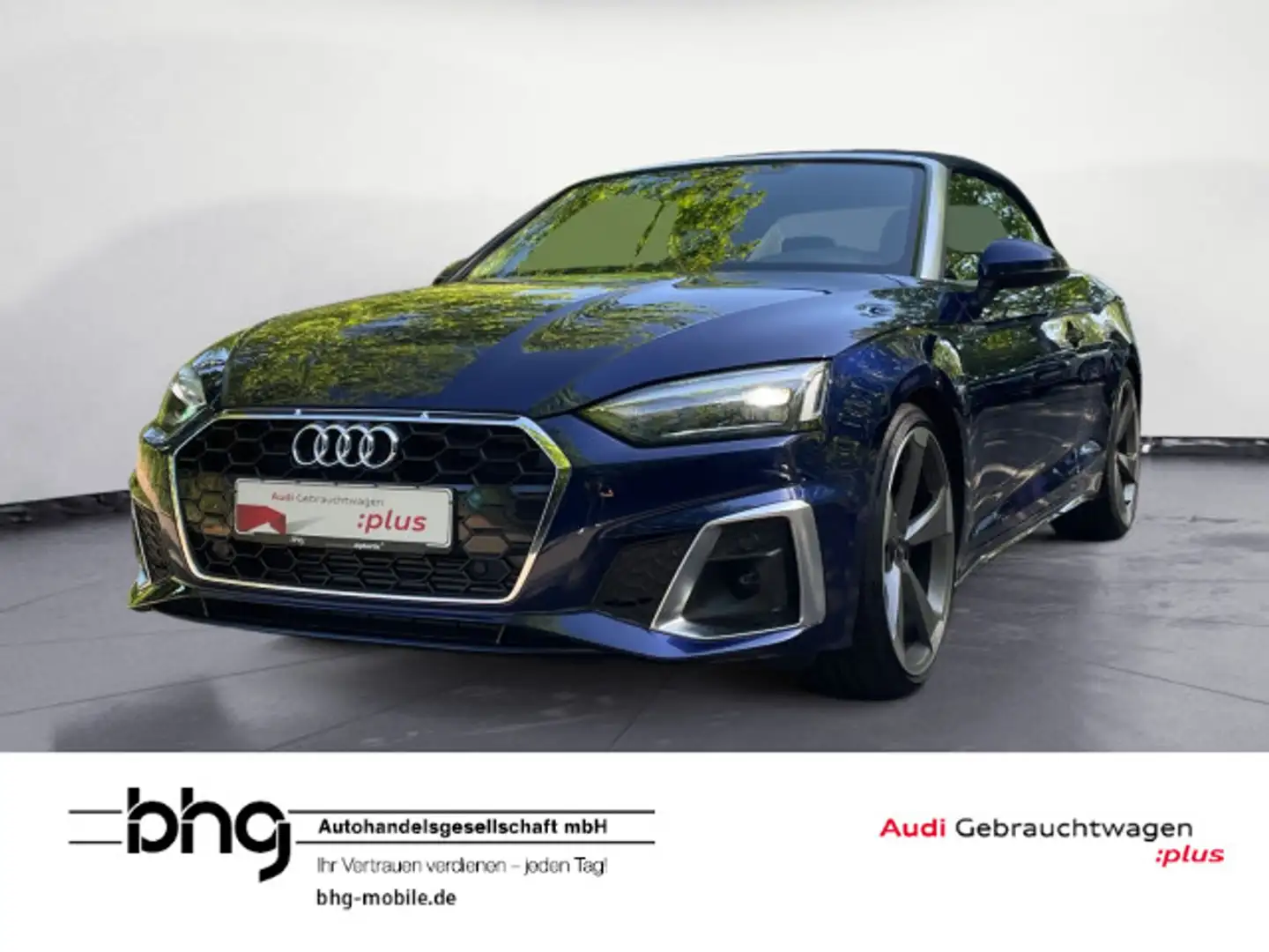 Audi A5 A5 Cabrio 35 TFSI S-line LED/AHK/Navi/Assist/uvm Blau - 1
