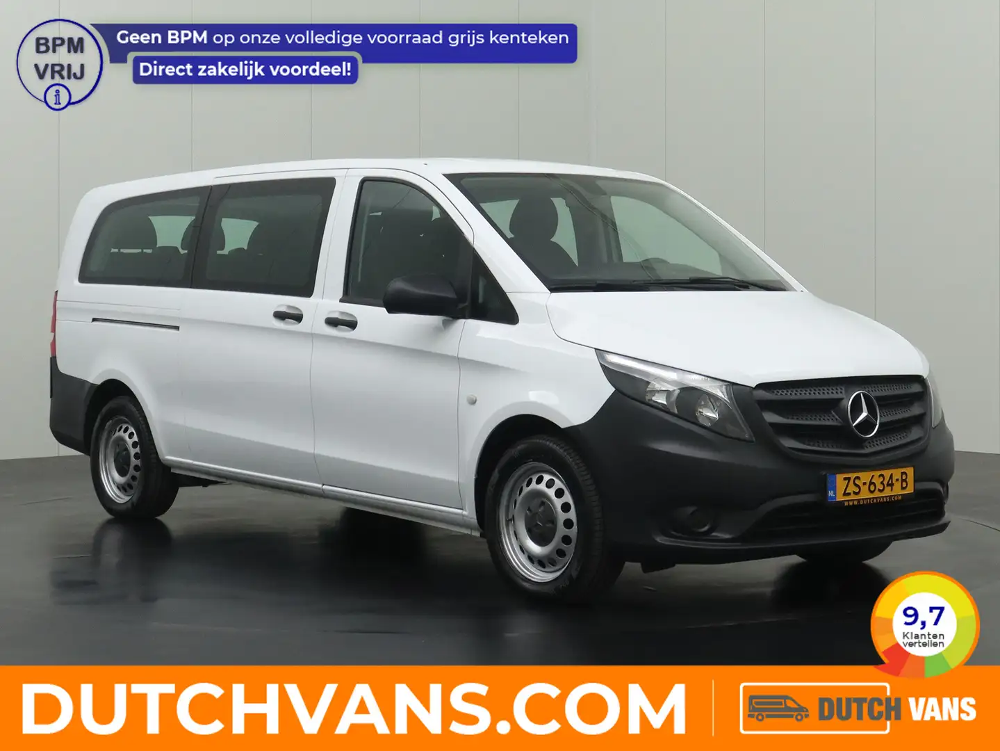 Mercedes-Benz Vito 114BlueTEC 7G-Tronic Automaat Personenbus | 9-Pers Blanc - 1