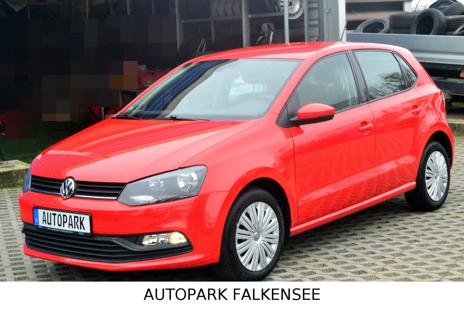 Volkswagen Polo POLO V TRENDLINE FACELIFT+NAVI+PDC+EURO6+SHZ+TÜV Rouge - 1