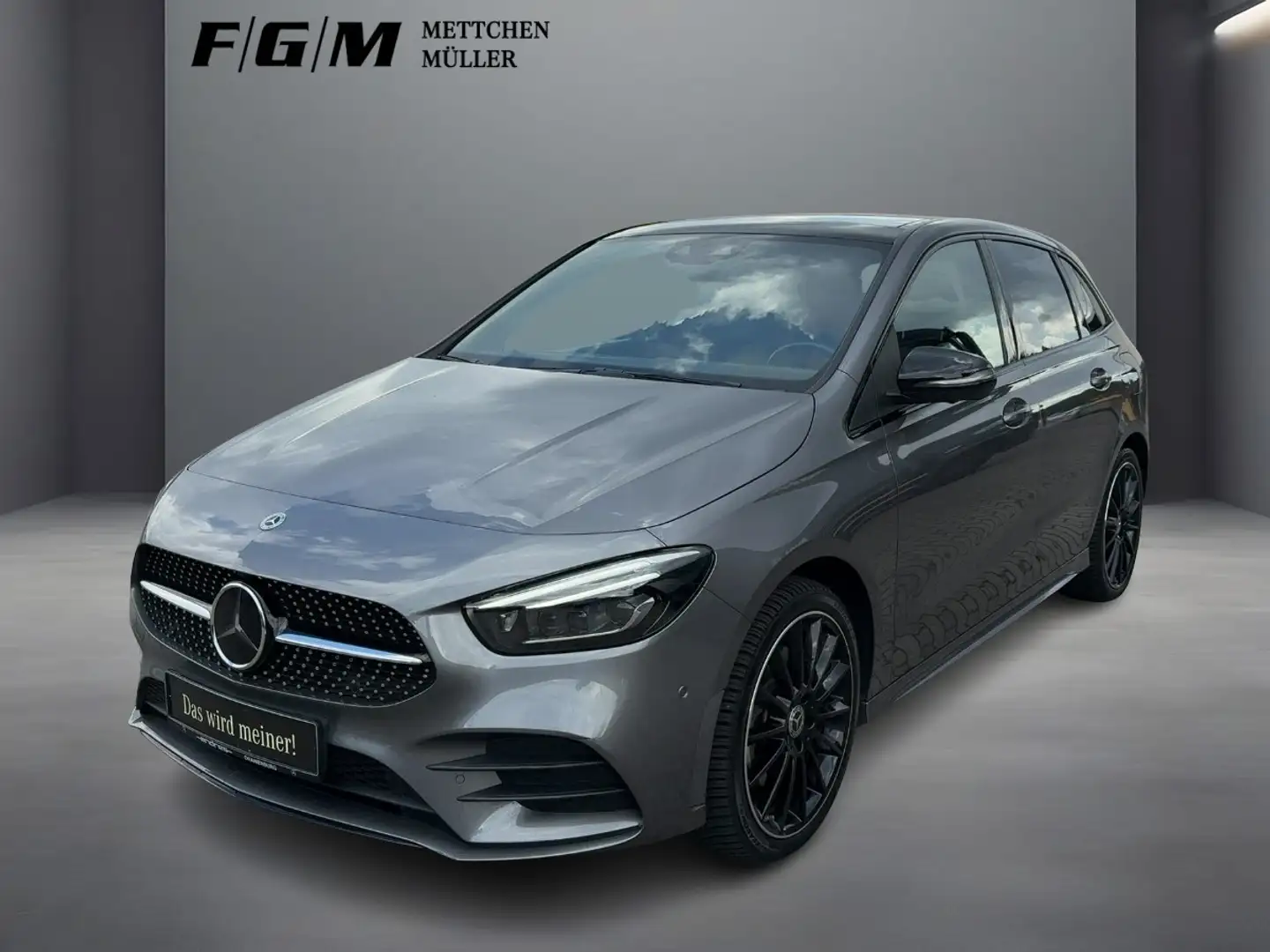 Mercedes-Benz B 250 e AMG Line MBeam|S-Dach|TWA|360|Night|Pano Grau - 1