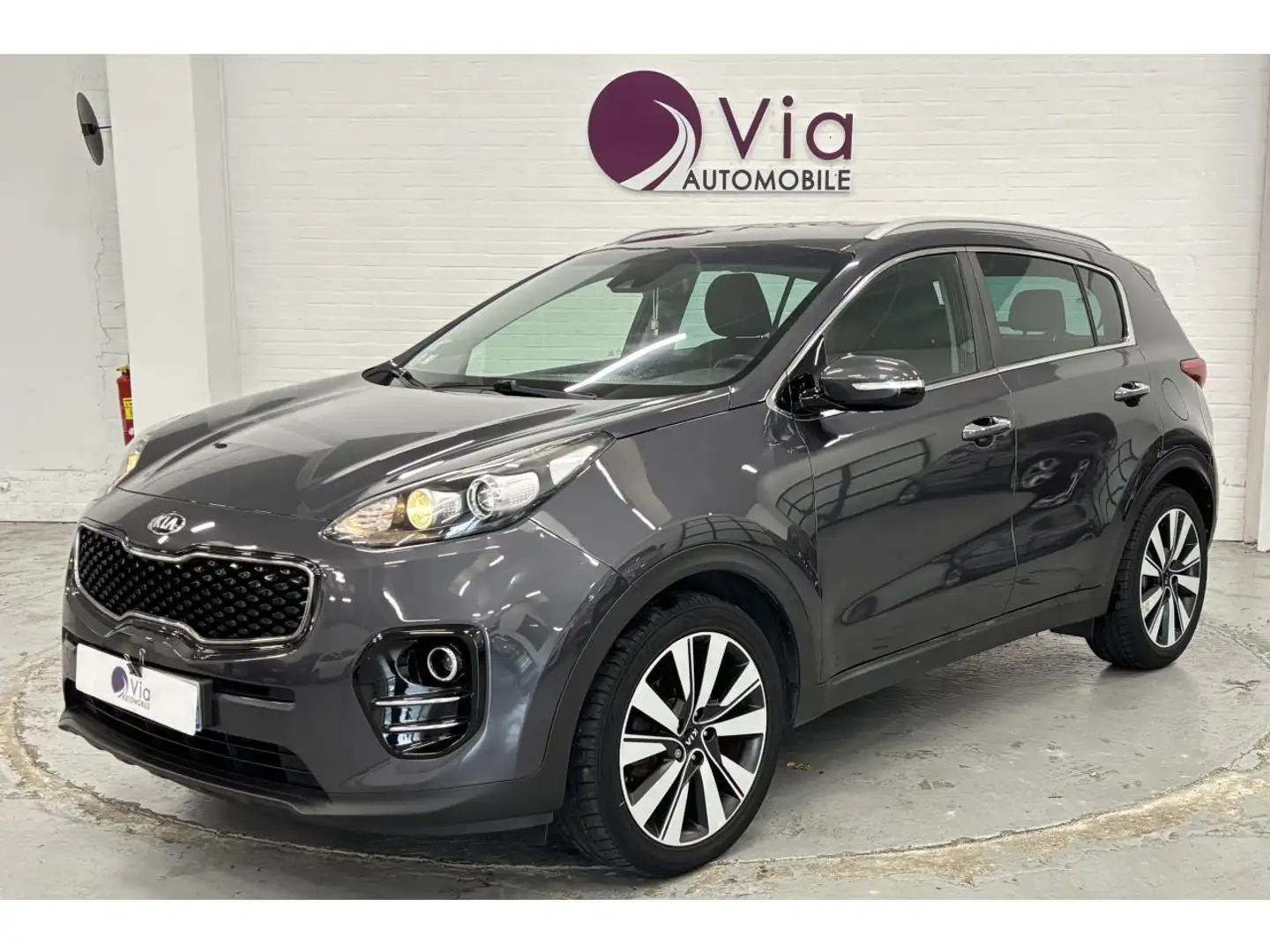 Kia Sportage 1.7 CRDI 141 ACTIVE / CAMERA DE RECUL / ATTELAGE Grigio - 1